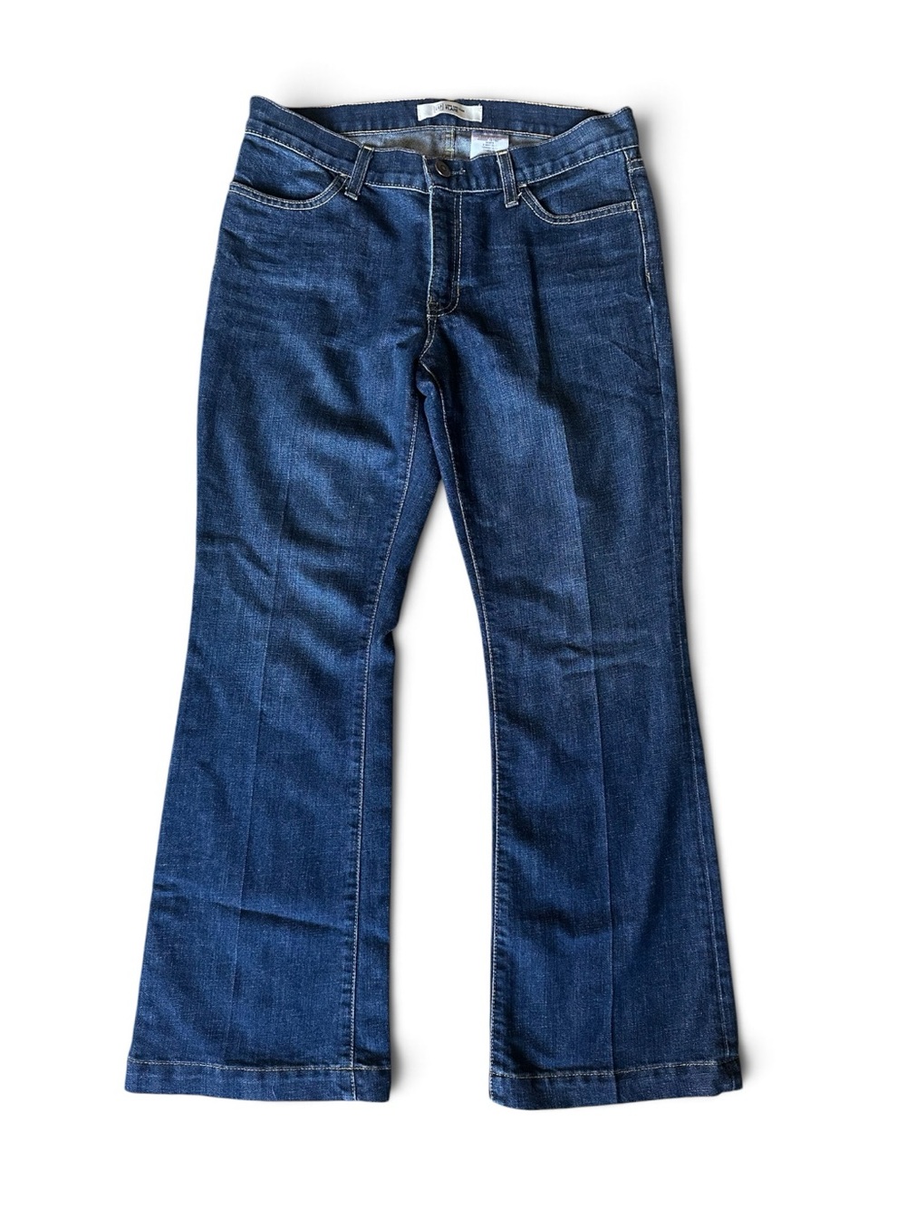 Vintage 2004 Gap Long & Lean Bootcut Jeans Size 8 Ankle Dark Wash Y2K